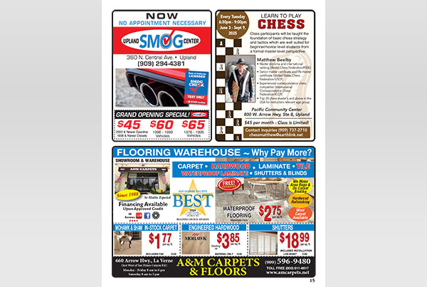 Claremont/Upland Quarterly Magazine – Page 15