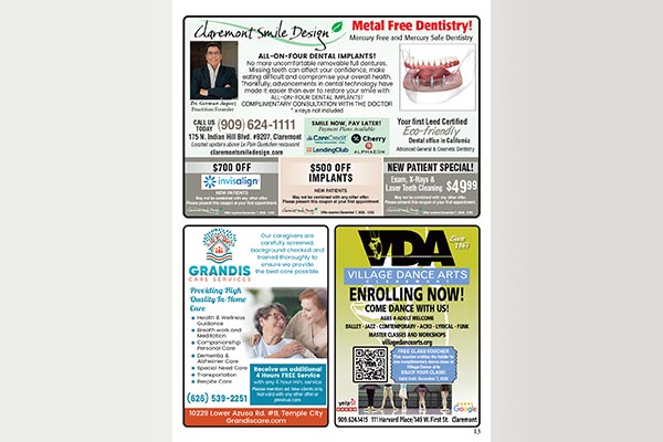 Claremont/Upland Quarterly Magazine – Page 13