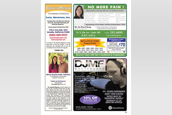 Arcadia Quarterly Magazine – Page 21