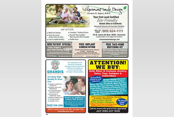 Claremont/Upland Quarterly Magazine – Page 10