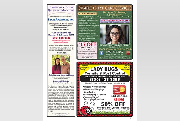 Claremont/Upland Quarterly Magazine – Page 21